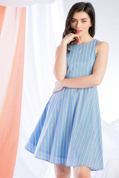 Short Halter A Line Dress